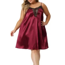 Agnes Orinda Women's Plus Size Lace Spaghetti Lounge Nightgowns -Agnes Sales Store GUEST 008eb6ac 8860 46be b074 e192f44115e5