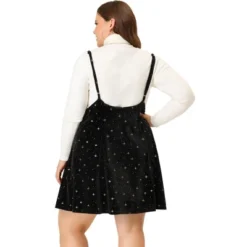 Agnes Orinda Women's Plus Size Velvet High-Rise Star Versatile Flared Skater Skirt 9 Agnes Orinda Women's Plus Size Velvet High-Rise Star Versatile Flared Skater Skirt -Agnes Sales Store GUEST 03620cbc 9421 40d2 98a6 a9b041276c57