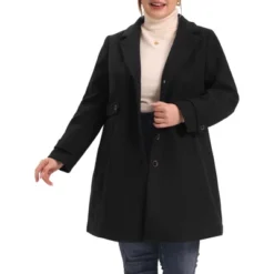 Agnes Orinda Women's Plus Size Outfits Trendy Long Sleeve Side Pockets Elegant Winter Coats -Agnes Sales Store GUEST 0431b9b0 9fb5 4fe4 9ea4 bb595689a856