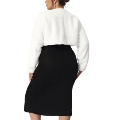 Agnes Orinda Women's Plus Size Trendy Faux Fur Warm Open Front Lightweight Cropped Cardigan 7 Agnes Orinda Women's Plus Size Trendy Faux Fur Warm Open Front Lightweight Cropped Cardigan -Agnes Sales Store GUEST 04857102 5248 41f7 91d6 c157379a0447