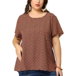 Agnes Orinda Women's Plus Size T Shirts Round Neck Geometry Printed Pullover Tops 11 Agnes Orinda Women's Plus Size T Shirts Round Neck Geometry Printed Pullover Tops -Agnes Sales Store GUEST 08ef8d78 7478 469a 9092 4f44518fc246