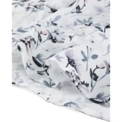 Agnes Orinda Women's Plus Size Peplum V Neck Smocked Waist Floral Chiffon Blouse -Agnes Sales Store GUEST 094163fc 6817 4ea1 94da 439ec8e8697e