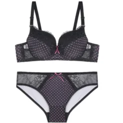 Agnes Orinda Women's Plus Size Lace Polka Dots 2-Piece Lingerie Set -Agnes Sales Store GUEST 09660776 e98e 435f 8c6c 7cd31f6c07ed