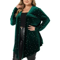 Agnes Orinda Women's Plus Size Elegant 3/4 Sleeve Star Print Shrug Cardigan 13 Agnes Orinda Women's Plus Size Elegant 3/4 Sleeve Star Print Shrug Cardigan -Agnes Sales Store GUEST 09d2636f cd78 4b96 9019 07660a14e21f