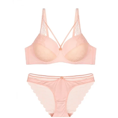 Agnes Orinda Women Plus Lace Sheer Push-Up Comfy 2 Pcs Undergarment Set 5 Agnes Orinda Women Plus Lace Sheer Push-Up Comfy 2 Pcs Undergarment Set - Image 5