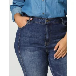 Agnes Orinda Women's Plus Size Mid Rise Stretch Washed Skinny Denim Jeans 16 Agnes Orinda Women's Plus Size Mid Rise Stretch Washed Skinny Denim Jeans -Agnes Sales Store GUEST 0c85c814 6675 4ab0 bb80 eab698062f98