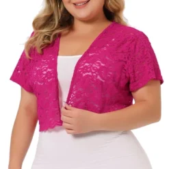 Agnes Orinda Women's Plus Size Lace Allover Spring Off Lightweight Short Sleeve Crop Shrugs 29 Agnes Orinda Women's Plus Size Lace Allover Spring Off Lightweight Short Sleeve Crop Shrugs -Agnes Sales Store GUEST 0ef45d03 7020 4c2c 93bd 61349f2c9823