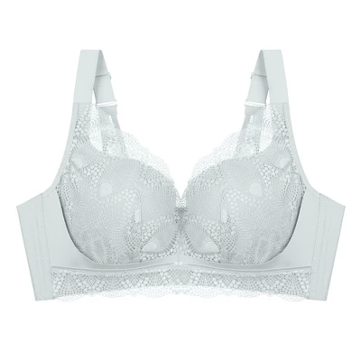 Agnes Orinda Women's Wirefree Comfortable Soft Push-Up Lace Trim Plunge Lingerie Bra 5 Agnes Orinda Women's Wirefree Comfortable Soft Push-Up Lace Trim Plunge Lingerie Bra - Image 5