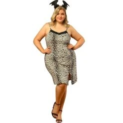 Agnes Orinda Plus Size Dress For Women Adjustable Spaghetti Strap Cami Dresses Skirts Valentine Day -Agnes Sales Store GUEST 14335a12 ff42 4281 b05b 0782dd0704a6