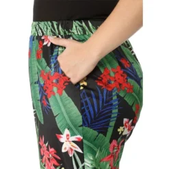 Agnes Orinda Women's Plus Size Adjustable Elastic Waist Pockets Tropical Harem Jogger Pants -Agnes Sales Store GUEST 18644f03 da2a 480d be18 b4a9ec0d24ab