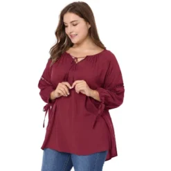 Agnes Orinda Women's Plus Size Long Sleeve Tie Winter Trendy Basic Tunic Blouse 19 Agnes Orinda Women's Plus Size Long Sleeve Tie Winter Trendy Basic Tunic Blouse -Agnes Sales Store GUEST 1d58e7f4 7a5a 4d7b b66b d4f259d0a3f6