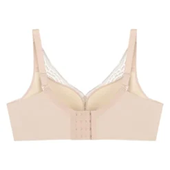 Agnes Orinda Women Plus Minimizer Push-Up Comfort Unlined Lace Bra