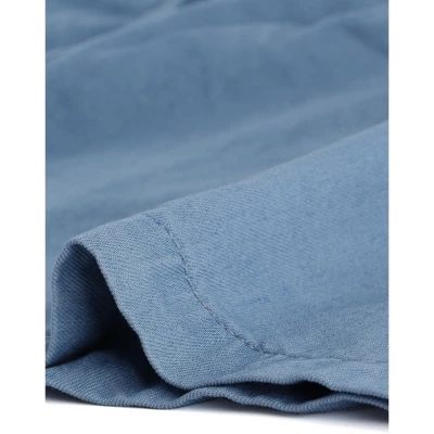 Agnes Orinda Women's Plus Size Drawstring Elastic Waist Pockets Denim Shorts 5 Agnes Orinda Women's Plus Size Drawstring Elastic Waist Pockets Denim Shorts - Image 5