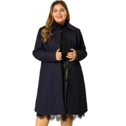Agnes Orinda Women's Plus Size Winter Outfits Utility Belted Fashion Overcoats -Agnes Sales Store GUEST 1e070bba 0428 46a3 b345 a1647bc18286