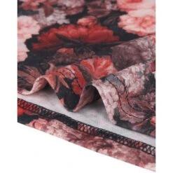 Agnes Orinda Women's Plus Size Elegant Short Sleeve Floral Pattern Dress -Agnes Sales Store GUEST 1e3f9d14 2921 4f5d 82ce e1bdeeb7e122