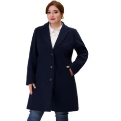 Agnes Orinda Women's Plus Size Winter Notched Lapel Single Breasted Pea Coat 29 Agnes Orinda Women's Plus Size Winter Notched Lapel Single Breasted Pea Coat -Agnes Sales Store GUEST 1f6992b2 e6b1 44af b36d 05a0542e8362
