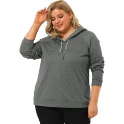 Agnes Orinda Women's Plus Size Pullover Hoodie Knit Long Sleeve Drawstring Work Hooded Sweatshirt 8 Agnes Orinda Women's Plus Size Pullover Hoodie Knit Long Sleeve Drawstring Work Hooded Sweatshirt -Agnes Sales Store GUEST 2151950b 88a7 4af6 a89a 948cfd39552e