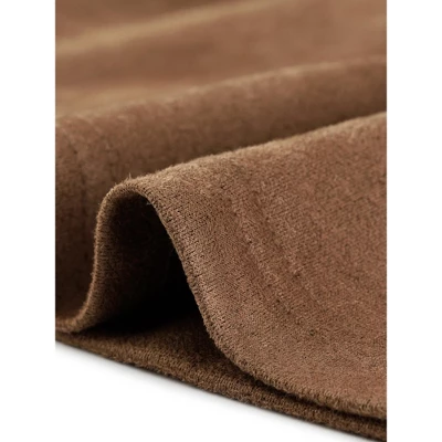 Agnes Orinda Women's Plus Size Faux Suede Notched Lapel Double Breasted Belt Trench Coat Jacket 4 Agnes Orinda Women's Plus Size Faux Suede Notched Lapel Double Breasted Belt Trench Coat Jacket - Image 4