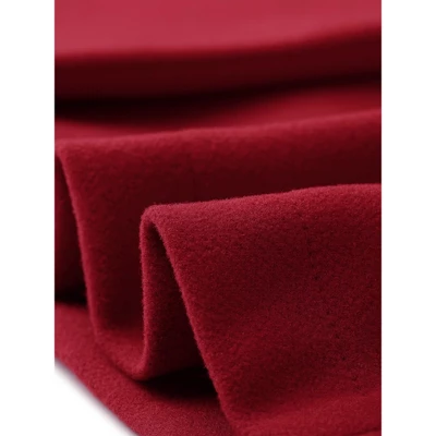 Agnes Orinda Women's Plus Size Elegant A Line Notched Lapel Double Breasted Pea Coats 4 Agnes Orinda Women's Plus Size Elegant A Line Notched Lapel Double Breasted Pea Coats - Image 4