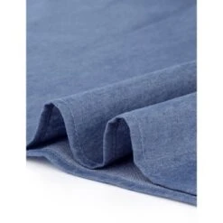 Agnes Orinda Women's Plus Size Buttons Belted Short Sleeves Chambray Shirtdress -Agnes Sales Store GUEST 28ca2614 1d78 45cc b03a d87d9310e61f