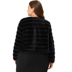 Agnes Orinda Women's Plus Size Fluffy Jacket Open Front Cropped Faux Fur Winter Jackets 9 Agnes Orinda Women's Plus Size Fluffy Jacket Open Front Cropped Faux Fur Winter Jackets -Agnes Sales Store GUEST 28f8b478 50ae 42e6 8521 506854a50723