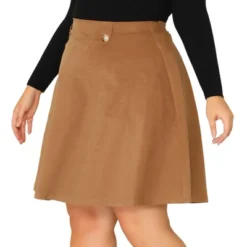 Agnes Orinda Women's Plus Size Corduroy Button Decor Elastic Waist A-Line Skirts 11 Agnes Orinda Women's Plus Size Corduroy Button Decor Elastic Waist A-Line Skirts -Agnes Sales Store GUEST 2d07adec 1463 4dd9 b238 b3d48d76ff26