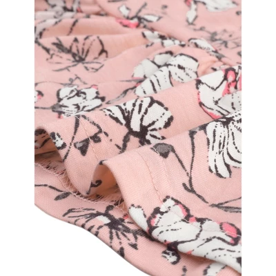 Agnes Orinda Womens Plus Size Loungewear Floral Elastic Waist Short Sleeve Pajamas Set 4 Agnes Orinda Womens Plus Size Loungewear Floral Elastic Waist Short Sleeve Pajamas Set - Image 4