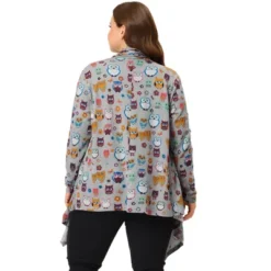 Agnes Orinda Women's Plus Size Owl Print Sweater Kint Cardigans 8 Agnes Orinda Women's Plus Size Owl Print Sweater Kint Cardigans -Agnes Sales Store GUEST 2f549a6c 1ef1 4e74 ab91 51a4326e60b8