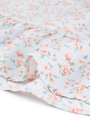 Agnes Orinda Women's Plus Size Dresses Floral Print Smocked Waist Flutter Sleeve Midi Dress 5 Agnes Orinda Women's Plus Size Dresses Floral Print Smocked Waist Flutter Sleeve Midi Dress - Image 5