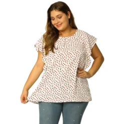 Agnes Orinda Women's Plus Size Summer Chiffon Polka Dots Top 16 Agnes Orinda Women's Plus Size Summer Chiffon Polka Dots Top -Agnes Sales Store GUEST 349190fc aaca 4df3 a829 57da3239e289
