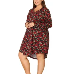 Agnes Orinda Women's Plus Size Floral Notched Lapel Button Up Nightgown 9 Agnes Orinda Women's Plus Size Floral Notched Lapel Button Up Nightgown -Agnes Sales Store GUEST 36349858 9bea 49d9 8cd2 e3688503d8b1