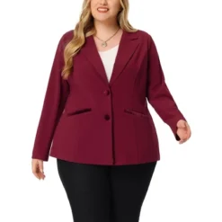 Agnes Orinda Women's Plus Size Button Down Notched Lapel Office Blazers 17 Agnes Orinda Women's Plus Size Button Down Notched Lapel Office Blazers -Agnes Sales Store GUEST 3769e4ec 5298 4e7e b058 4cda6fb7833d
