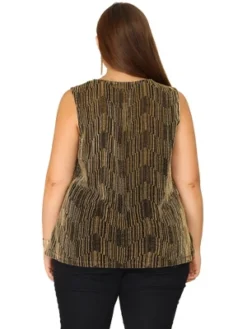 Agnes Orinda Women's Plus Size Sequin Glitter Gradient V Neck Camisoles -Agnes Sales Store GUEST 380c55a7 3d4b 4d12 805f 3f11d5d19cb4