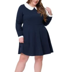 Agnes Orinda Women's Plus Size Peter Pan Collar A-Line Elegant Formal A Line Dress 15 Agnes Orinda Women's Plus Size Peter Pan Collar A-Line Elegant Formal A Line Dress -Agnes Sales Store GUEST 39bdc92e 9688 4e71 be76 69e95992bea5