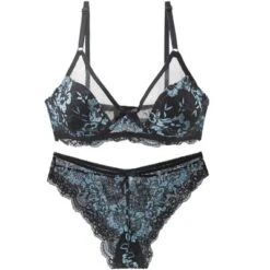 Agnes Orinda Women's Underwire Floral Lace Mesh Push-Up 2-Hook Lace Trim Bra And Panty Set 14 Agnes Orinda Women's Underwire Floral Lace Mesh Push-Up 2-Hook Lace Trim Bra And Panty Set -Agnes Sales Store GUEST 39dabf14 652a 42e1 8ef7 5434d32b481e