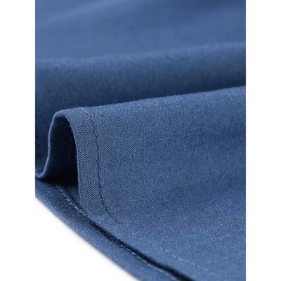 Agnes Orinda Women's Plus Size Babydoll Ruffle Flowy Swing Chambray Outfits Fashion Midi Dress 4 Agnes Orinda Women's Plus Size Babydoll Ruffle Flowy Swing Chambray Outfits Fashion Midi Dress - Image 4