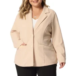 Agnes Orinda Women's Plus Size Button Down Notched Lapel Office Blazers 20 Agnes Orinda Women's Plus Size Button Down Notched Lapel Office Blazers -Agnes Sales Store GUEST 3beefb7a 3567 4aa8 b360 7b27c89bfb26
