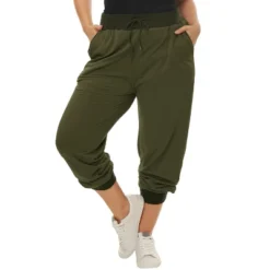Agnes Orinda Women Plus Size Drawstring Waist Contrast Color Jogger Pants -Agnes Sales Store GUEST 4045c11e 64ad 45cd a625 7fdc5b7bc915