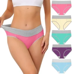 Agnes Orinda Women's 5 Packs High Rise Brief Stretchy Underwear -Agnes Sales Store GUEST 436fcb70 bf16 45de b49a 4ed7338be759