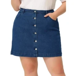 Agnes Orinda Women's Plus Size Denim Button Side Pocket Casual Jean A-Line Mini Skirt 17 Agnes Orinda Women's Plus Size Denim Button Side Pocket Casual Jean A-Line Mini Skirt -Agnes Sales Store GUEST 452613c2 bfe9 49d8 8a9d da96c0c79e5a