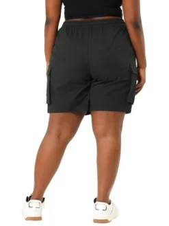 Agnes Orinda Women's Plus Size Drawstring Elastic High Waist Casual Cargo Shorts With Pockets -Agnes Sales Store GUEST 45897a0a f9bf 4ad4 a2a7 41ea61a85691