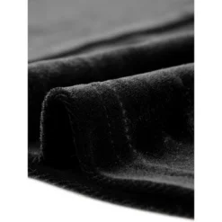 Agnes Orinda Women's Plus Size Velvet Stretch High Waist Ruched Pencil Bodycon Mini Club Skirt -Agnes Sales Store GUEST 487016f3 1386 4781 8bd7 fe03e9781903