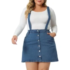 Agnes Orinda Women's Plus Size Suspender Adjustable Strap Cross Back Mini A-Line Denim Skirts 9 Agnes Orinda Women's Plus Size Suspender Adjustable Strap Cross Back Mini A-Line Denim Skirts -Agnes Sales Store GUEST 4ce53e12 0e95 49df 8938 23a0275ee3a0
