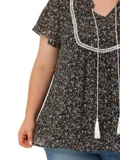Agnes Orinda Women's Plus Size Bib Peasant Ditsy Floral Tie Neck Keyhole Chiffon Blouse 10 Agnes Orinda Women's Plus Size Bib Peasant Ditsy Floral Tie Neck Keyhole Chiffon Blouse -Agnes Sales Store GUEST 4fe117bf 5b31 44b8 8ab9 14ef0c84fd6d