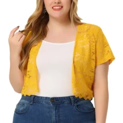Agnes Orinda Women's Plus Size Lace Allover Spring Off Lightweight Short Sleeve Crop Shrugs 28 Agnes Orinda Women's Plus Size Lace Allover Spring Off Lightweight Short Sleeve Crop Shrugs -Agnes Sales Store GUEST 50bc9a60 7b29 4f6c 838e 557a081a5dc0
