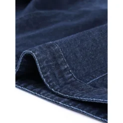 Agnes Orinda Women's Plus Jean Vest Chest Pockets Frayed Hem Single Breasted Denim Vest With Rivets -Agnes Sales Store GUEST 573e417c 52d4 4597 b30d 48d9301cd0ff