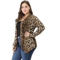 Agnes Orinda Women's Plus Size Print Asymmetric Open Front Fashion Cardigan -Agnes Sales Store GUEST 576fbbc3 f325 47c8 9a96 ca0bb5ecb1ac