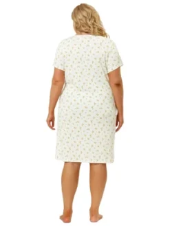 Agnes Orinda Women's Plus Size Short Sleeve Comfort Nightgown 11 Agnes Orinda Women's Plus Size Short Sleeve Comfort Nightgown -Agnes Sales Store GUEST 57c064ed 3365 4466 a24c 1511391bcbce