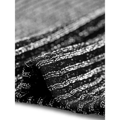 Agnes Orinda Women's Plus Size V Neck Sparkle Silvery Sleeveless Spaghetti Strap Camisole 4 Agnes Orinda Women's Plus Size V Neck Sparkle Silvery Sleeveless Spaghetti Strap Camisole - Image 4