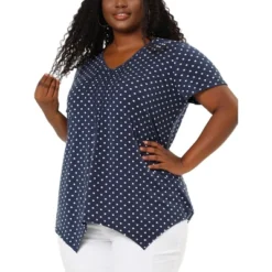 Agnes Orinda Women's Plus Size V Neck Asymmetric Polka Dots Top 11 Agnes Orinda Women's Plus Size V Neck Asymmetric Polka Dots Top -Agnes Sales Store GUEST 5809387e 9618 4f6f ba64 a2816ba4ba6c